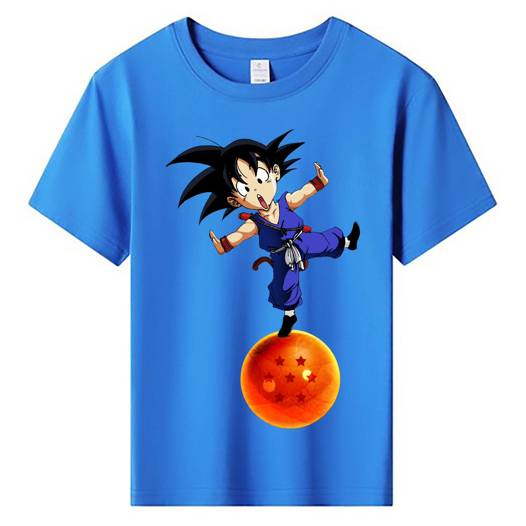 （画像用） ドラゴンボール 孫悟空（そん ごくう）Son Goku カカロット DRAGON BALL Kakarotto 綿100％キッズTシャツ（フロントプリント）